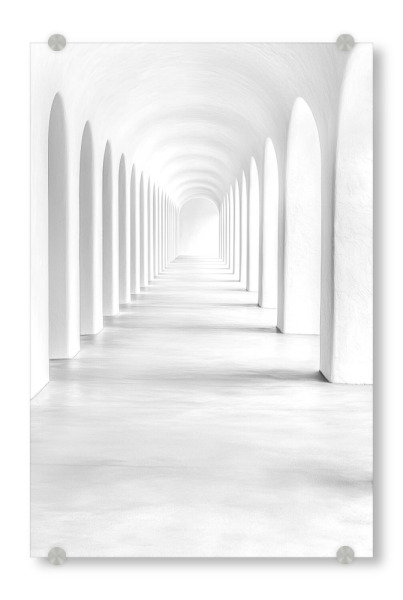 Acrylglasbild "Lichtspiel der Arkaden" artboxONE - Abstrakt,Architektur,Geometrie