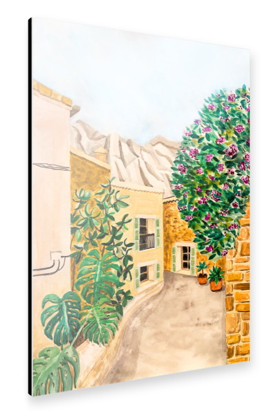 Alu-Dibond "Fornalutx Village" 30x20 cm artboxONE