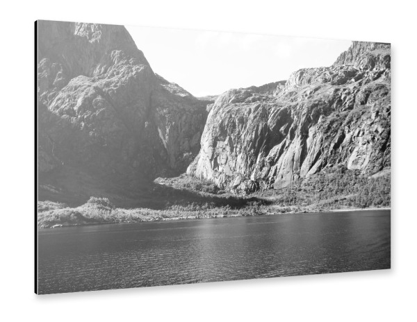 Alu-Dibond "Im Trollfjord (Norwegen)" 75x50 cm artboxONE