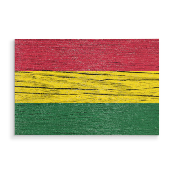 Holzbild "Bolivia Flag" artboxONE - Reise,Reise / Länder