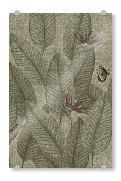 Acrylglasbild "Jungle Life Antique Tre" artboxONE - Natur,Floral