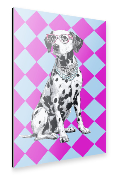 Alu-Dibond "Diamant-Dalmata" 75x50 cm artboxONE