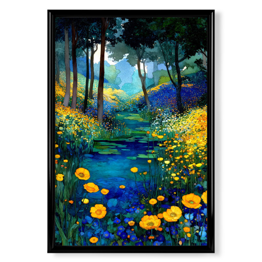 Wald von Klimt Stil I