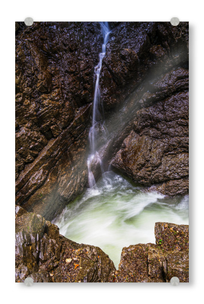 Acrylglasbild "Klamm bei Oberstdorf" artboxONE - Natur,Reise