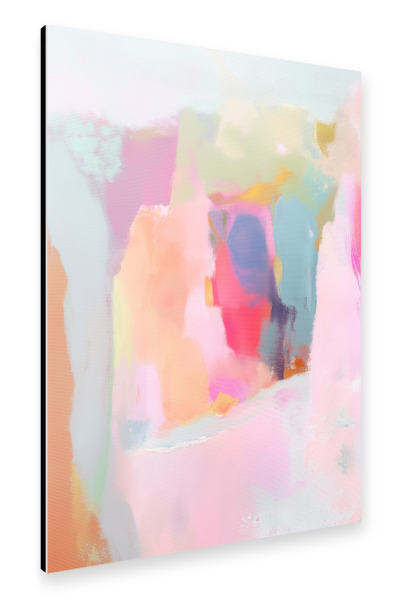 Alu-Dibond "Traumfelder in Pastell" 30x20 cm artboxONE