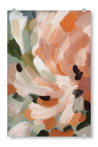 Acrylglasbild "Abstrakte florale Frühlingsblüte" artboxONE - Floral,Abstrakt