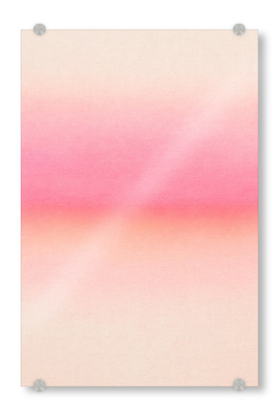 Acrylglasbild "Minimaler abstrakter rosa Horizont" artboxONE - Abstrakt
