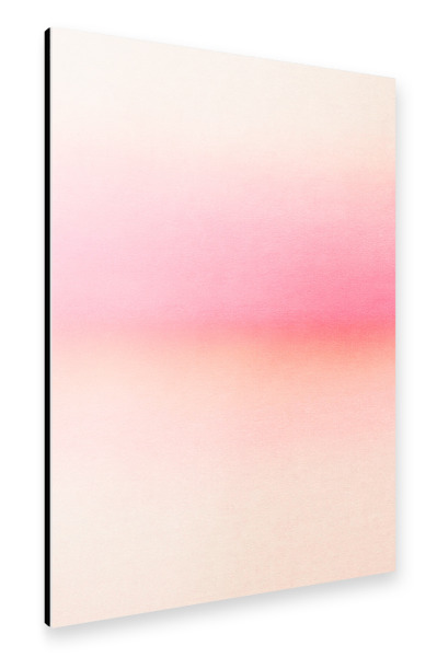 Alu-Dibond "Minimaler abstrakter rosa Horizont" 30x20 cm artboxONE
