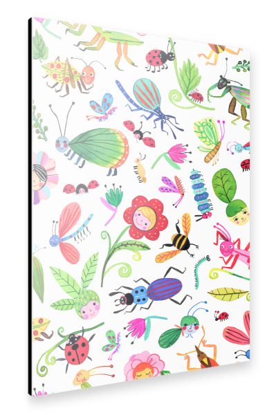 Alu-Dibond "Fantasie-Waldtiere für Kinder" 75x50 cm artboxONE