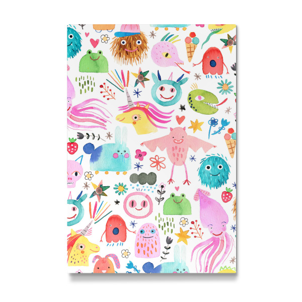 Galerie-Print "Süße Monster zu Halloween" 75x50 cm artboxONE