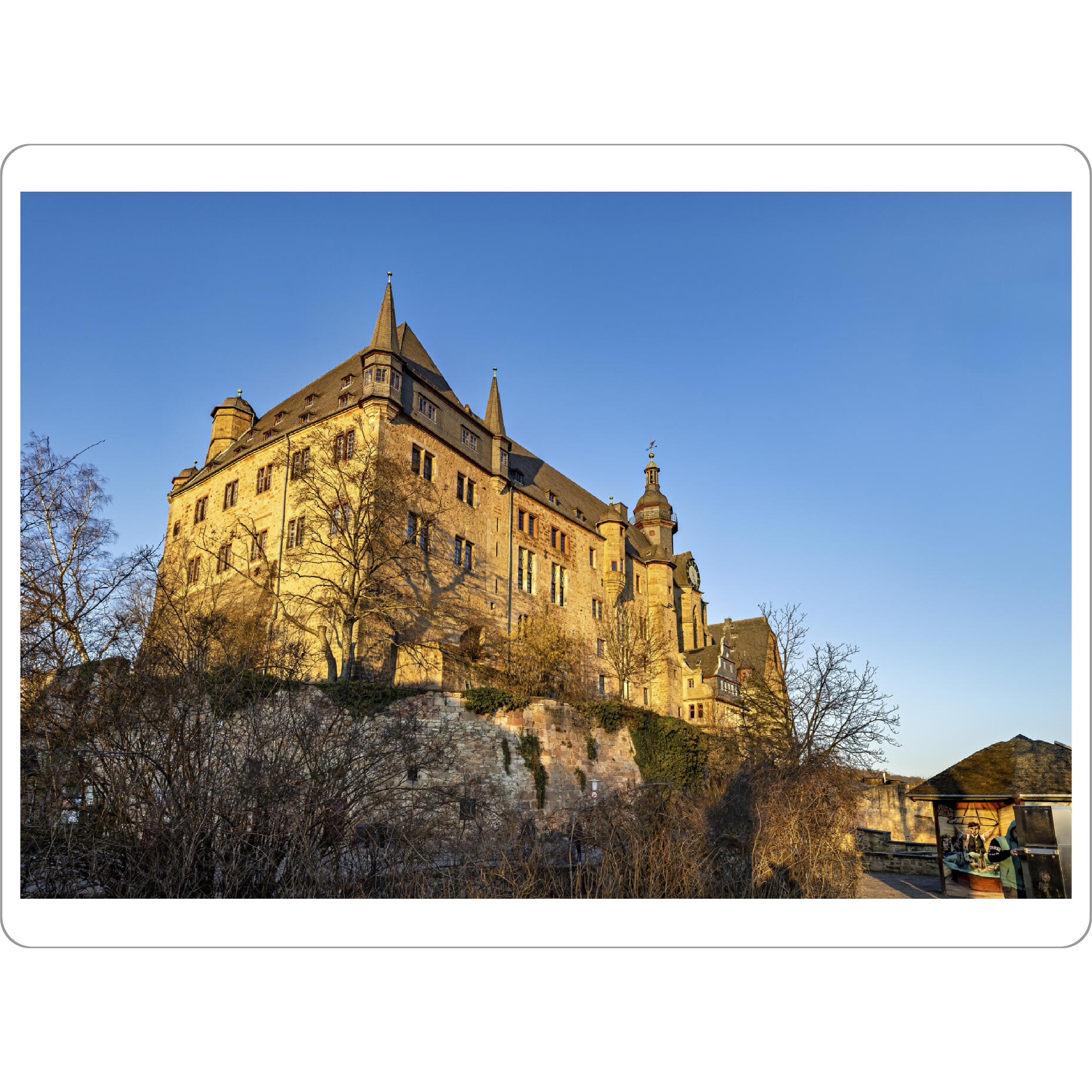Tischset "Schloss der Landgrafen von Hessen" artboxONE - Architektur - Marburg,Hessen,Schloss,Landgrafen schloss,Lahn - Bild marburg