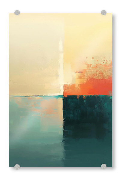 Acrylglasbild "Horizont der Ruhe" artboxONE - Abstrakt