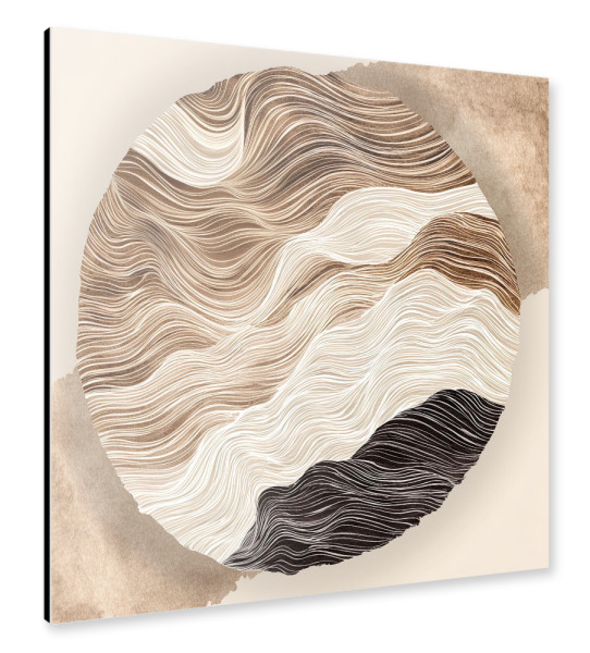 Alu-Dibond "Kreis der Ruhe" 30x30 cm artboxONE