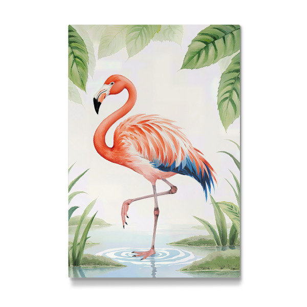 Galerie-Print "Flamingo-Aquarellkunst" 75x50 cm artboxONE