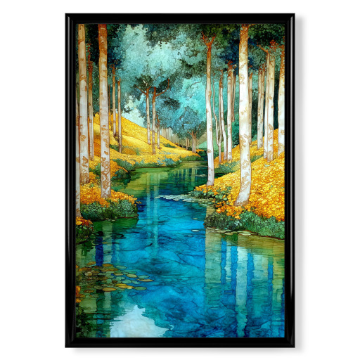 Wald von Klimt-Stil A