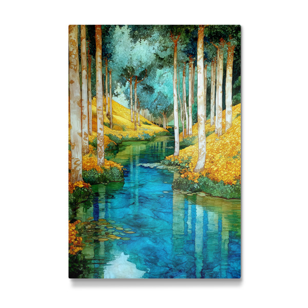 Galerie-Print "Wald von Klimt-Stil A" 75x50 cm artboxONE