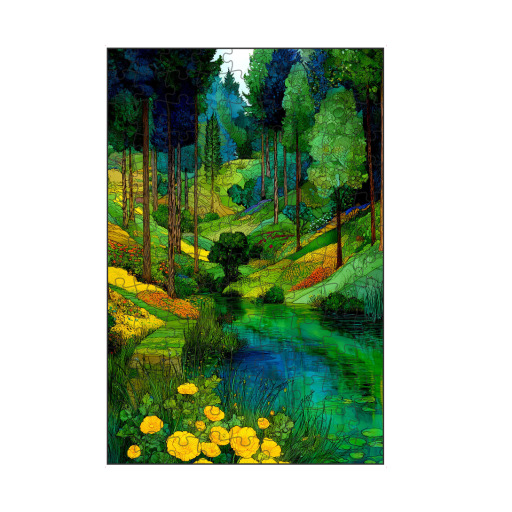 Wald im Klimt-Stil E