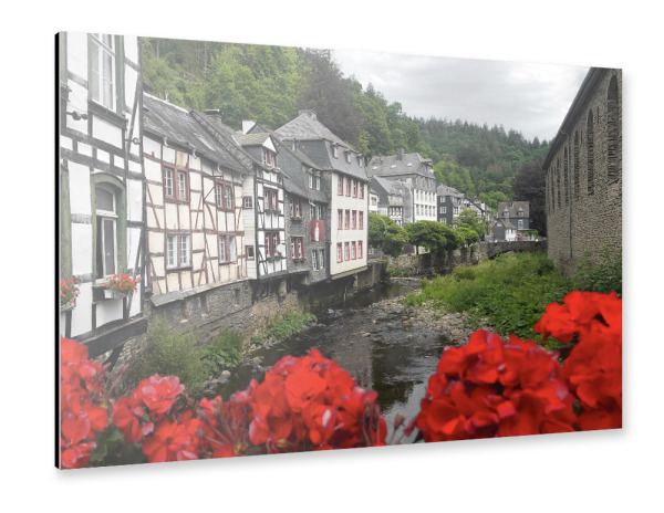 Alu-Dibond "Monschau i. d. Eifel" 75x50 cm artboxONE