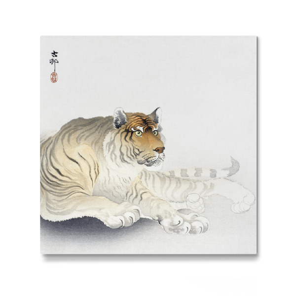 Galerie-Print "Tiger von Ohara Koson" 30x30 cm artboxONE