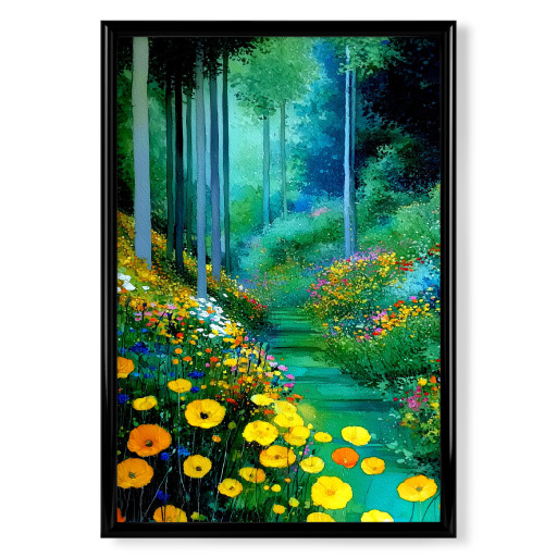 Wald im Klimt-Stil N