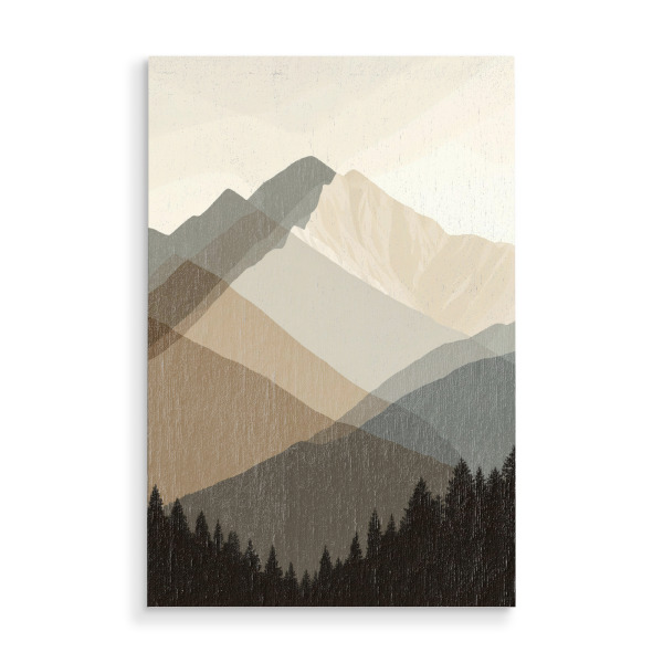 Holzbild "Fernes Echo" artboxONE - Natur
