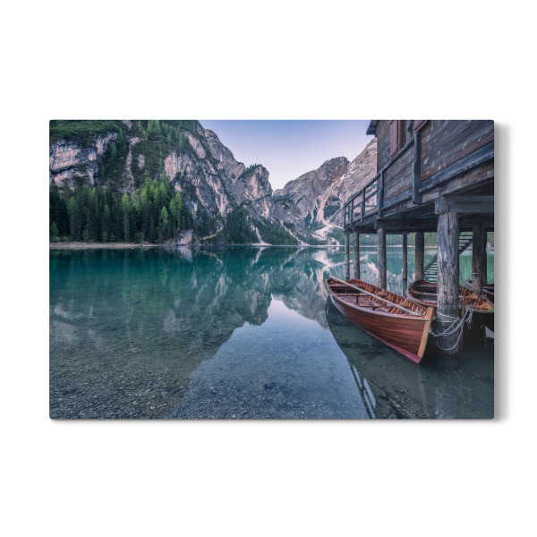 Galerie-Print "Sommer am Pragser Wildsee" 75x50 cm artboxONE