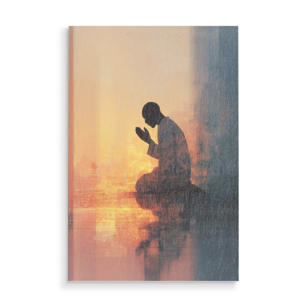 Holzbild "Zwischen Hoffnung und Stille" artboxONE - Menschen,Liebe