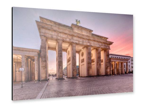 Alu-Dibond "Sonnenaufgang Brandenburger Tor" 75x50 cm artboxONE