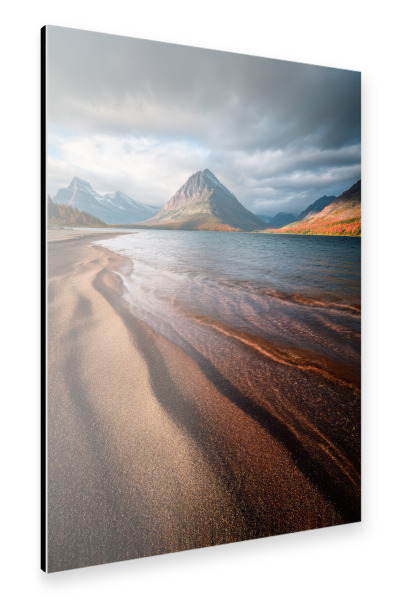 Alu-Dibond "Mystischer Bergsee" 30x20 cm artboxONE