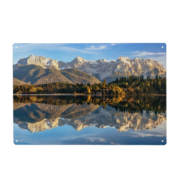 Holzbild "Herbst in den Bayerischen Alpen" artboxONE - Natur,Reise,Reise / Länder