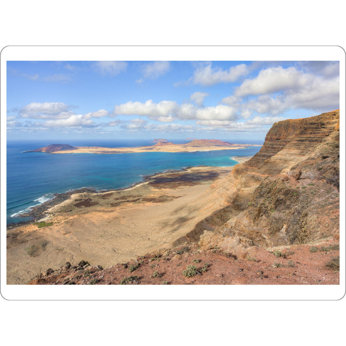 Tischset "Mirador de Guinate auf Lanzarote" artboxONE - Natur,Reise,Reise / Länder
