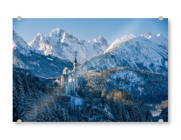 Acrylglasbild "Winter im Allgäu" artboxONE - Natur,Reise,Architektur