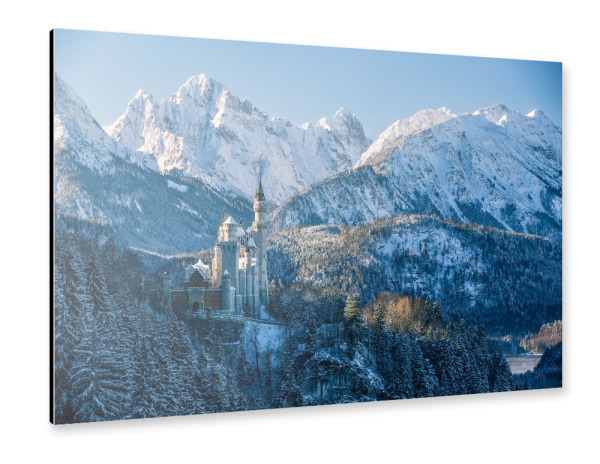 Alu-Dibond "Winter im Allgäu" 30x20 cm artboxONE