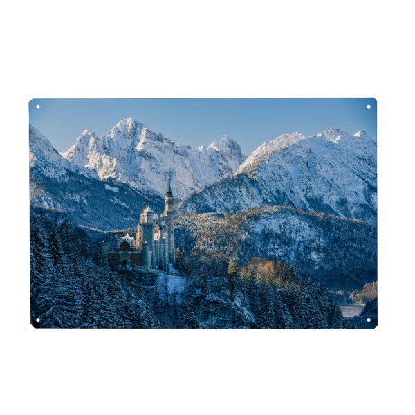 Holzbild "Winter im Allgäu" artboxONE - Natur,Reise,Architektur