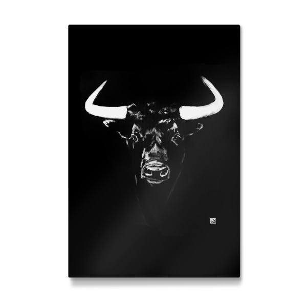 Galerie-Print "Stier SW" 30x20 cm artboxONE