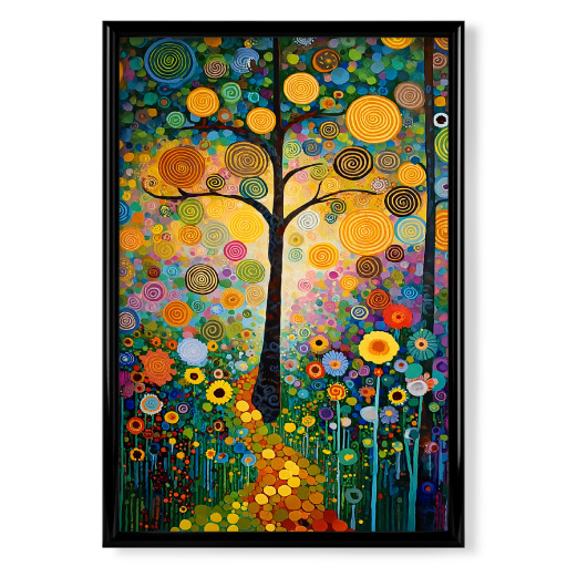 Wald bunt, Klimt (matart)