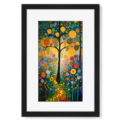 Wald bunt, Klimt (matart)