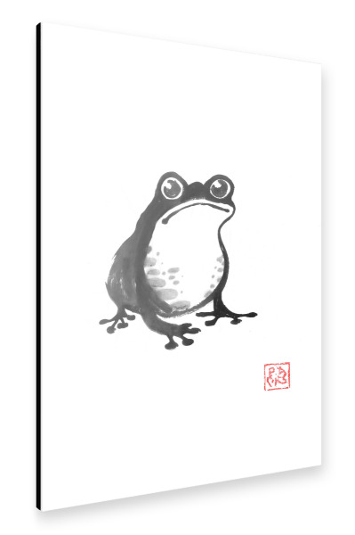 Alu-Dibond "Froggy funy" 75x50 cm artboxONE