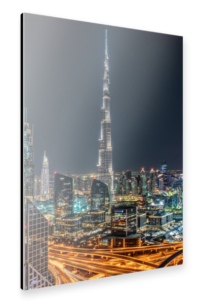 Alu-Dibond "Burj Khalifa Dubai" 30x20 cm artboxONE