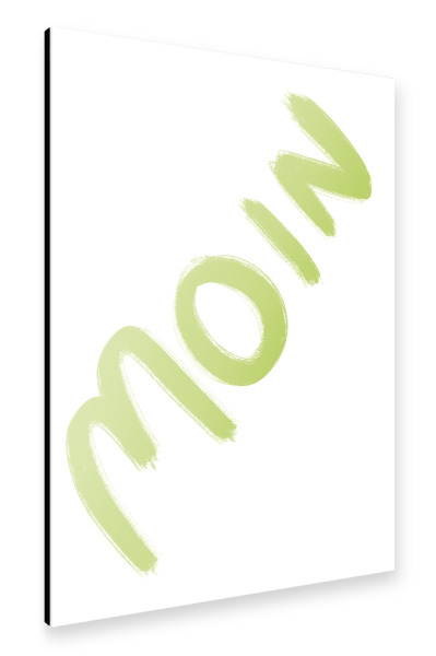 Alu-Dibond "MOIN Typografie" 30x20 cm artboxONE