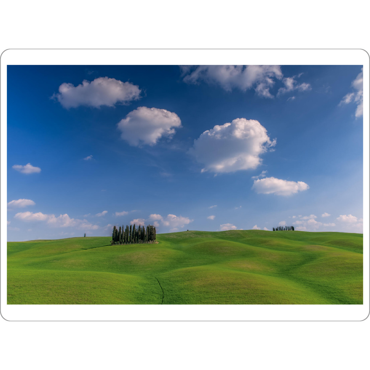 Tischset "Frühling im Val d'Orcia" artboxONE - Natur,Reise,Reise / Länder