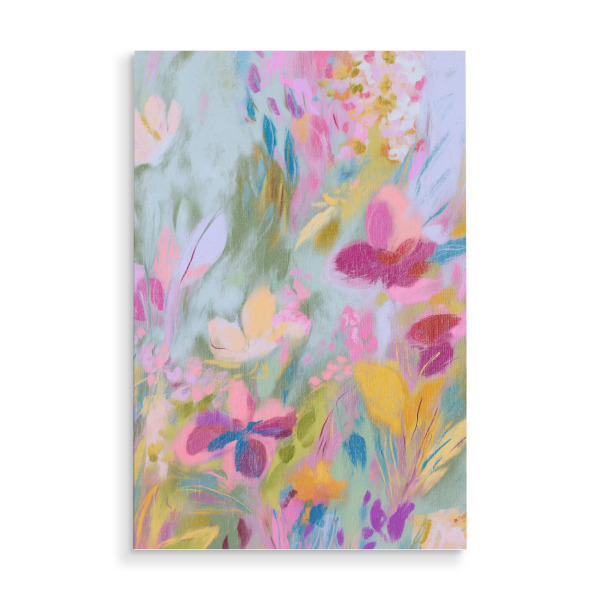 Holzbild "Zarter Blütenrausch" artboxONE - Natur,Floral,Abstrakt