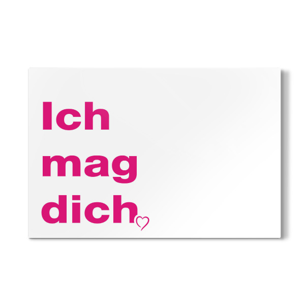 Galerie-Print "Ich mag dich arg" 30x20 cm artboxONE