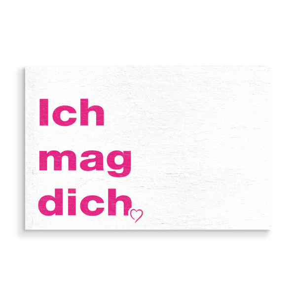 Holzbild "Ich mag dich arg" artboxONE - Liebe,Für Mama,Für Papa