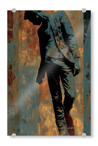 Acrylglasbild "The Survivor" artboxONE - Abstrakt,Menschen,Streetart