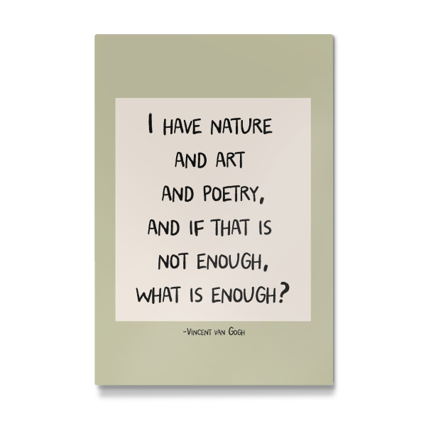 Galerie-Print "Was ist genug von Vincent" 75x50 cm artboxONE