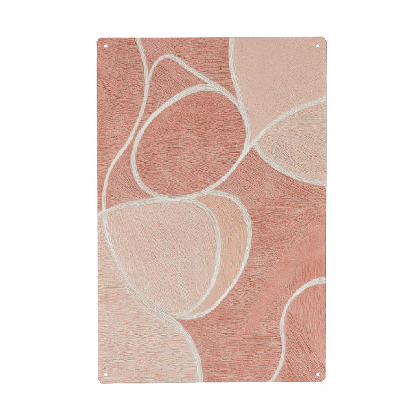 Holzbild "Zarte Linien Bewegung" artboxONE - Natur,Abstrakt,Geometrie