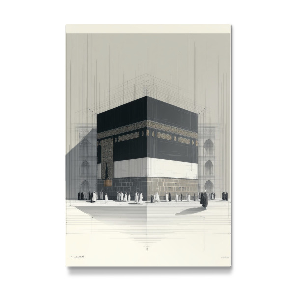 Galerie-Print "Mecca, Drawn to the Center" 30x20 cm artboxONE