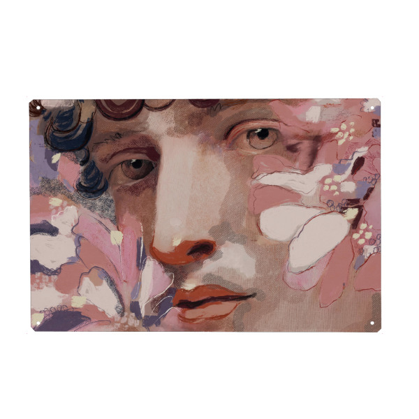 Holzbild "Floral Reverie (Four)" artboxONE - Floral,Abstrakt,Menschen