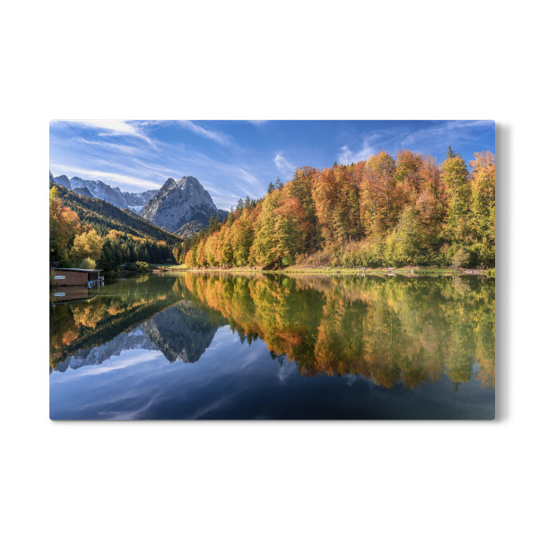 Galerie-Print "Herbst am Riessersee in Bayern" 30x20 cm artboxONE